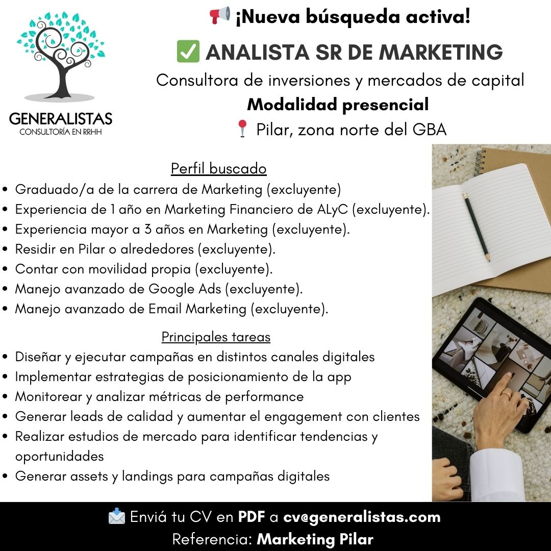 Analista de marketing