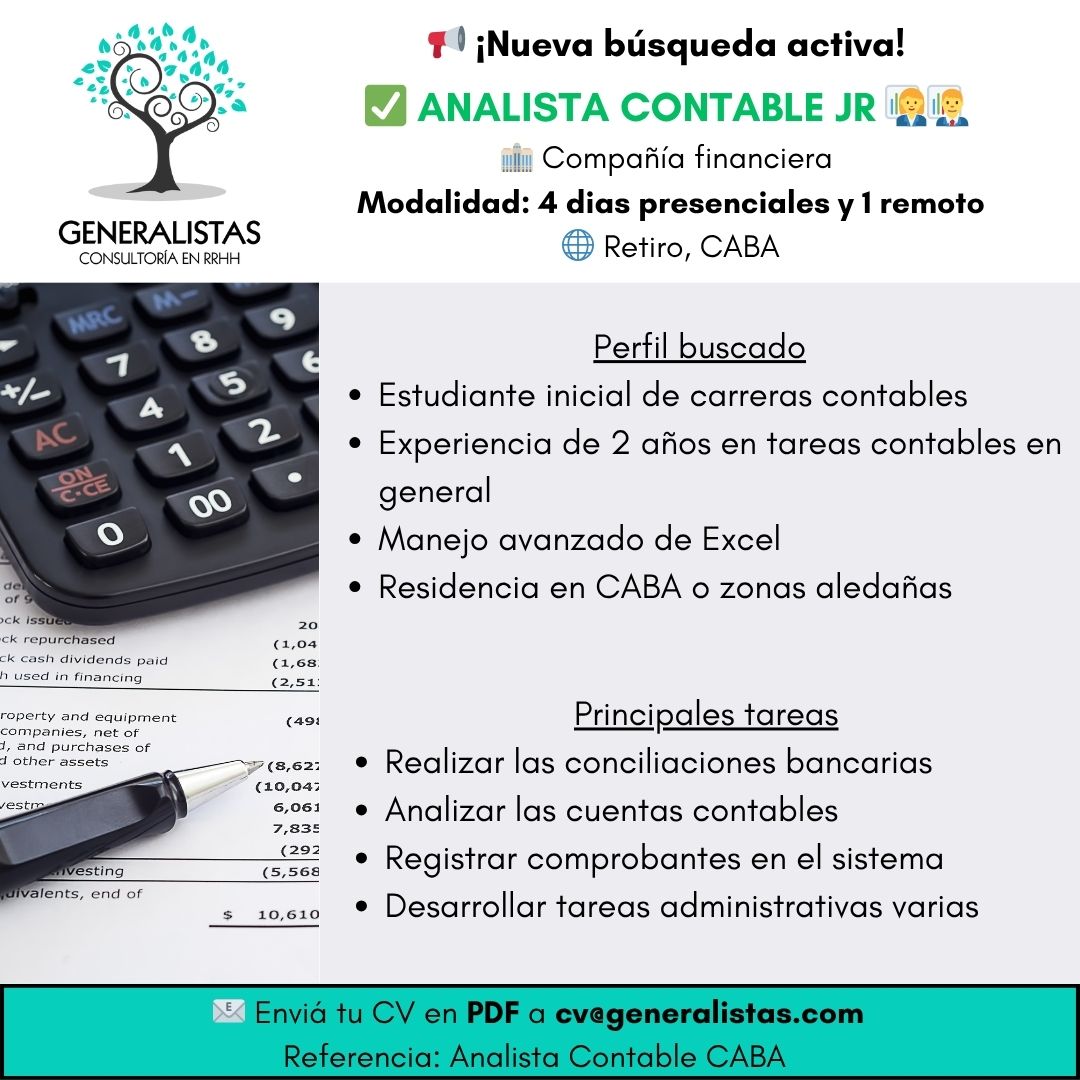 Analista contable