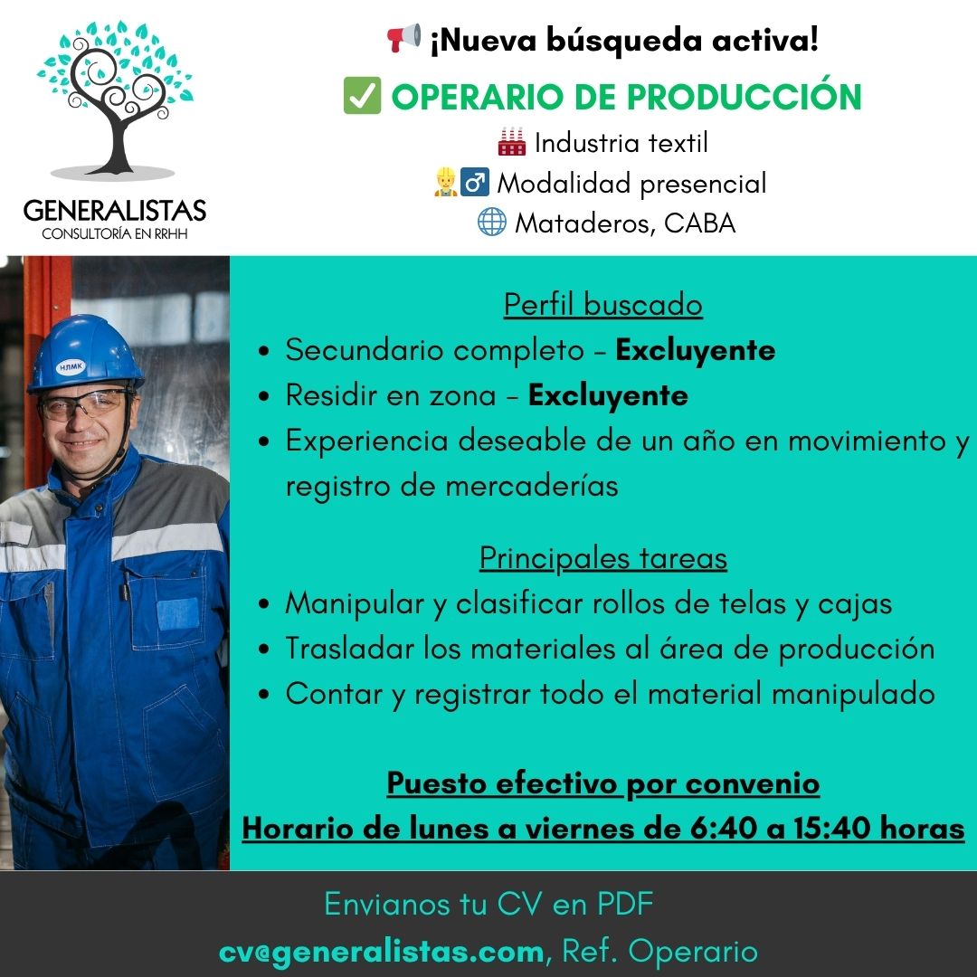 Operario oct 2025