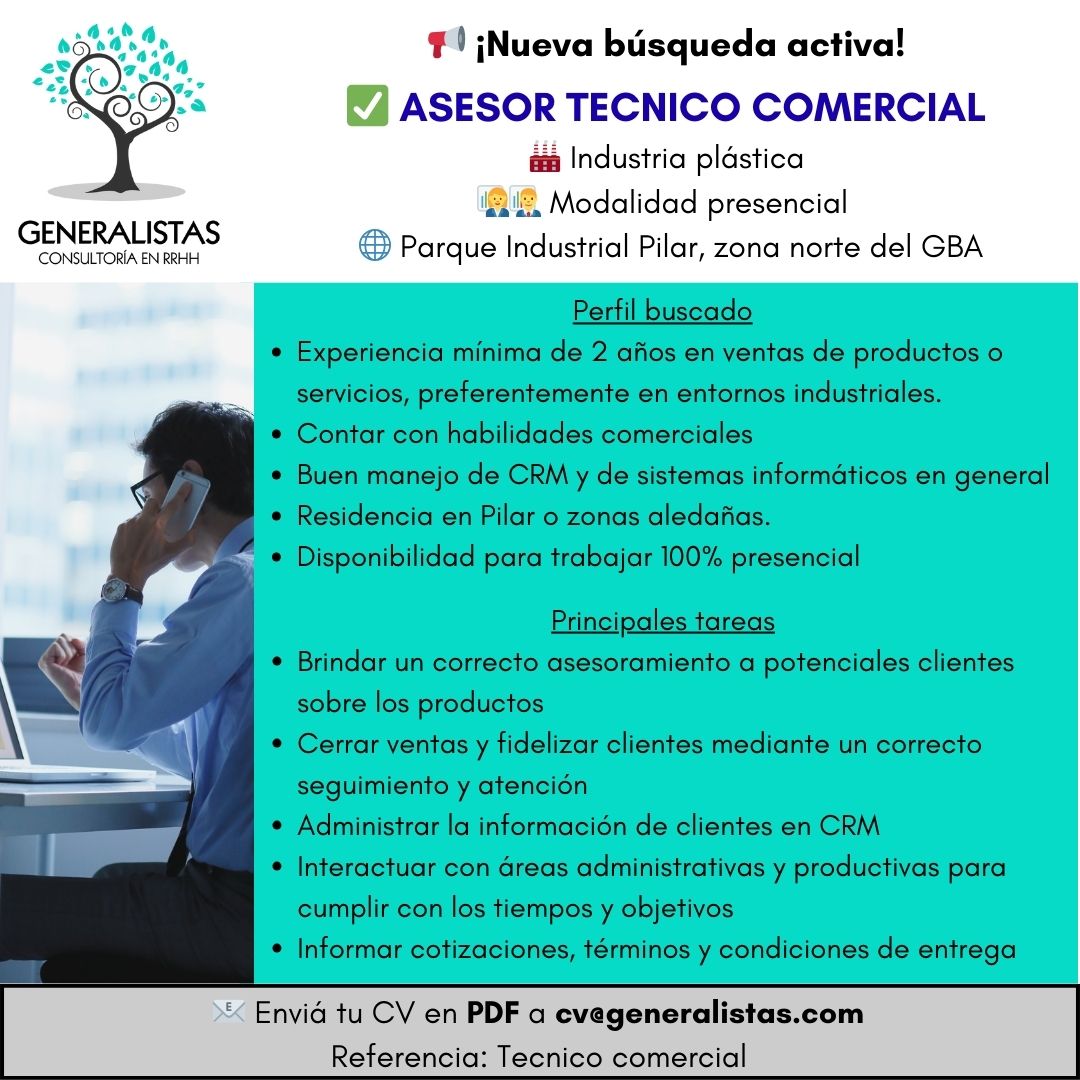 Tecnico comercial