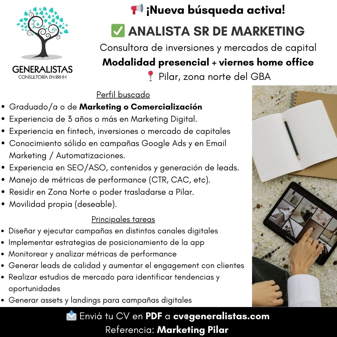 Analista de marketing