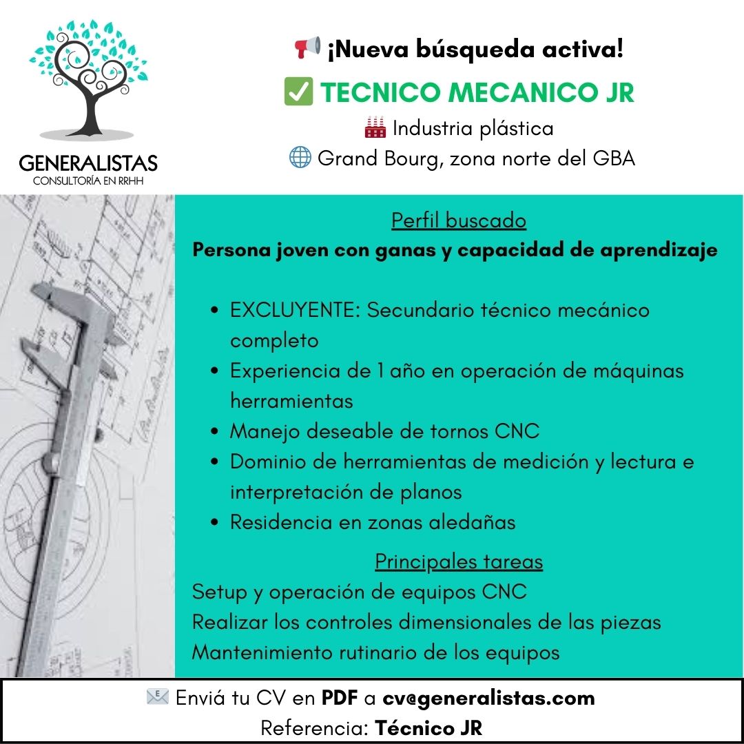 Tecnico mecanico JR