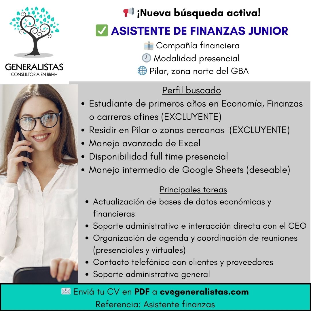 Asistente finanzas